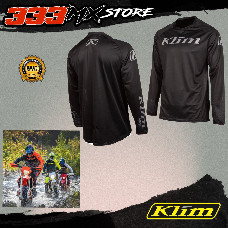 JERSEY KLIM XC LITE BLACK JERSEY KLIM ADVENTURE TRAIL XC LITE ORIGINAL