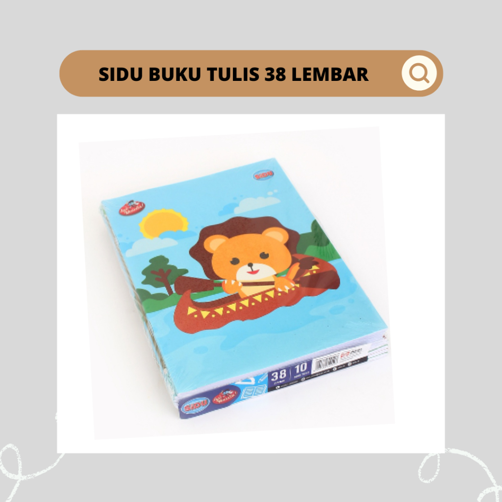 SIDU BUKU TULIS 38 LEMBAR | SATUAN