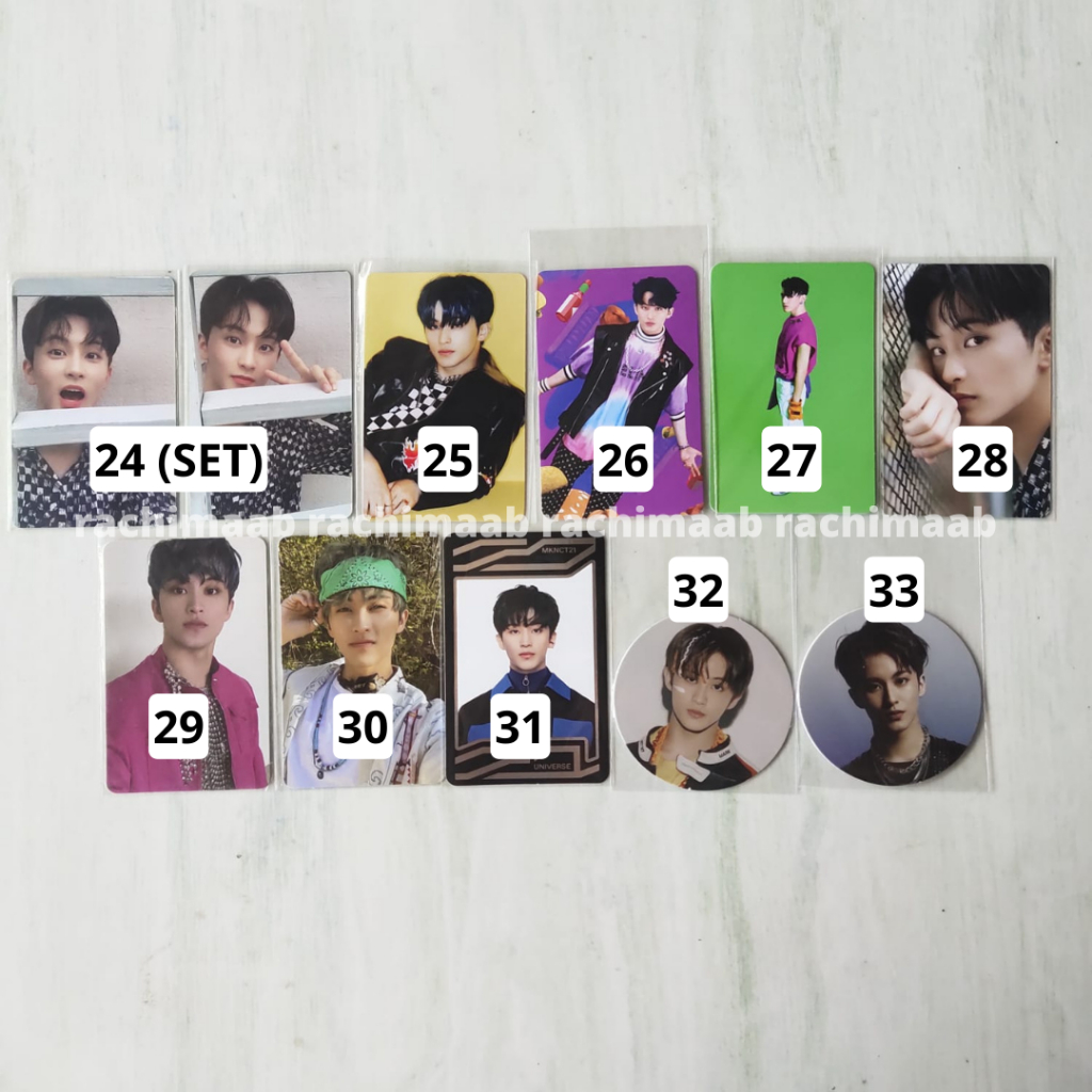 PC MURAH PHOTOCARD OFFICIAL NCT MARK JAEHYUN TAEYONG 127 DREAM SUPERM U