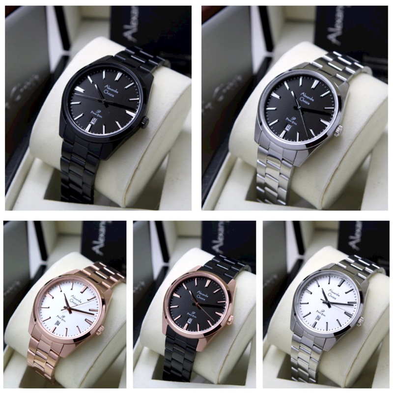 JAM TANGAN PRIA ALEXANDRE CHRISTIE AC 1035 / AC1035 RANTAI ORIGINAL