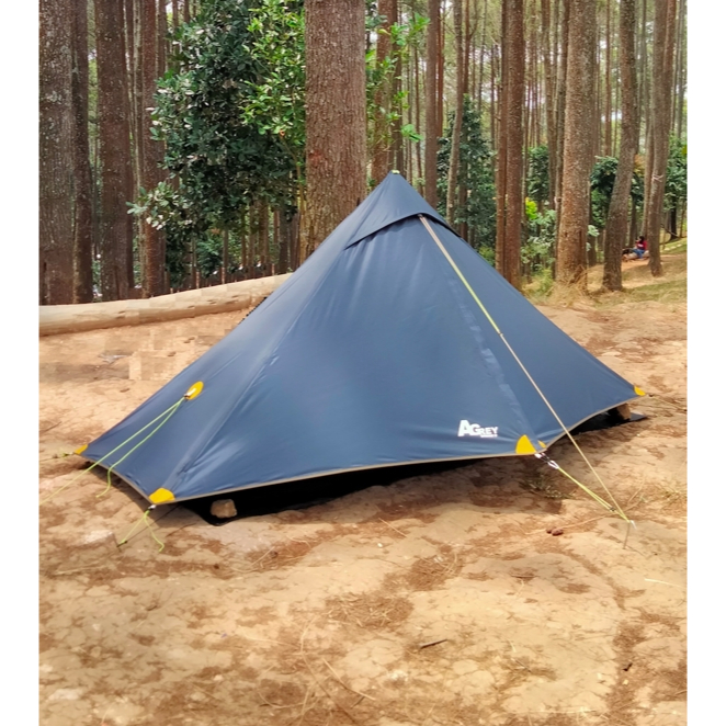Tarp tent Agrey New style upgrate batch 2 warna Biru dongker inner Halfmesh