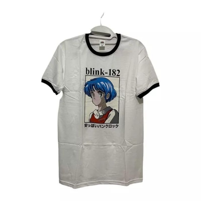Kaos / T-Shirt Band Blink 182 - Anime Ringer Original