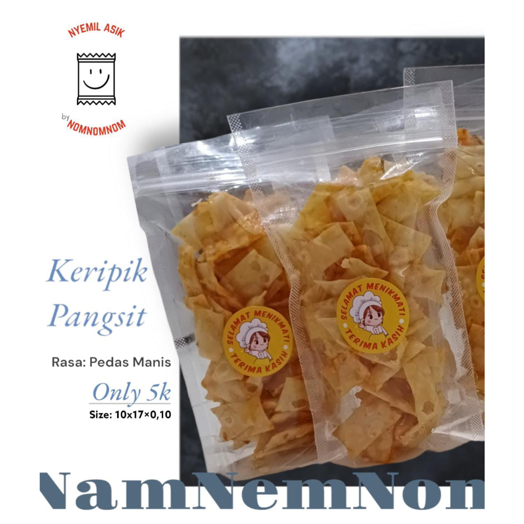 

Keripik Pangsit Pedas Manis by NomNomNom