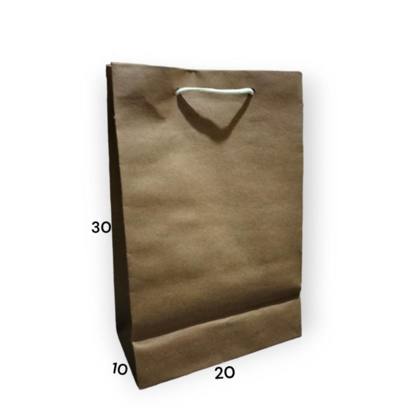 

PAPERBAG POLOS UKURAN P20xL10xT30
