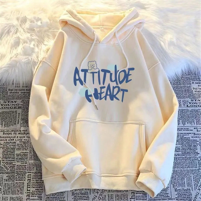 KOREA JACKET Jumper Bigsize Plus Size S - XXXXXXL(6XL) Hoodie ATTITUDE HEART Sikap Hati Oversize  XL