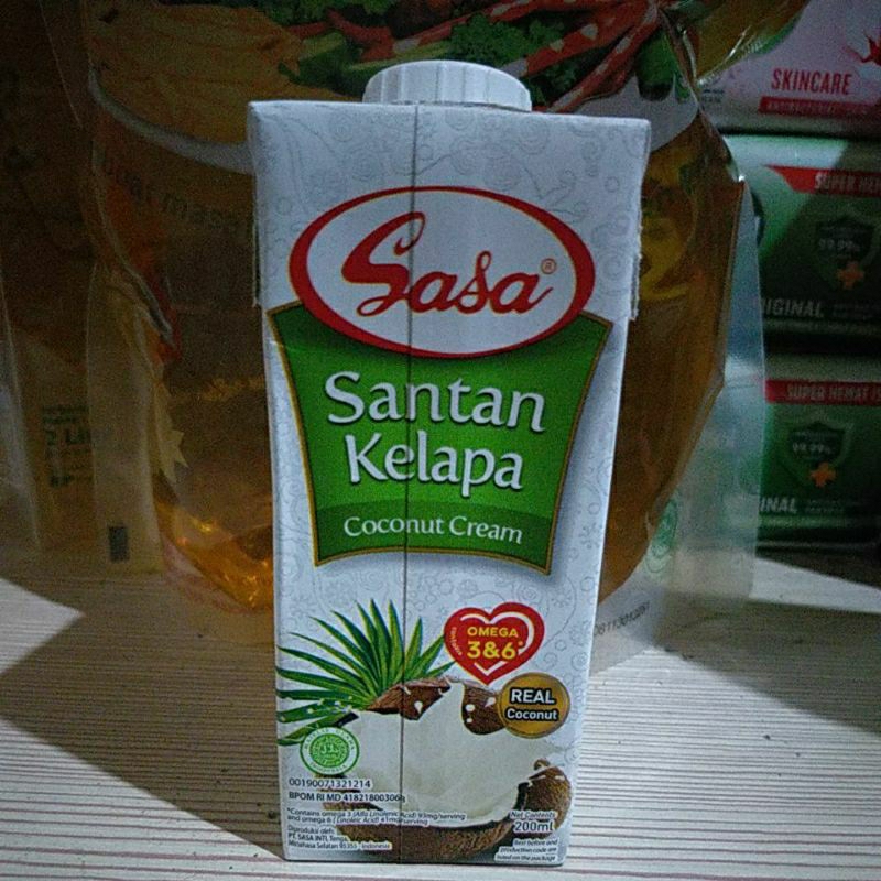 

santan kelapa sasa