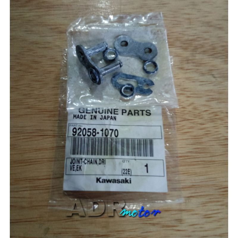sambungan rantai 520 oring original Kawasaki