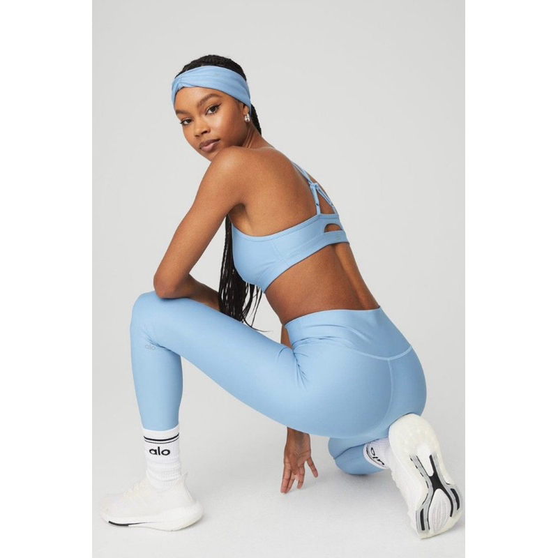 alo yoga legging airlift blue preloved