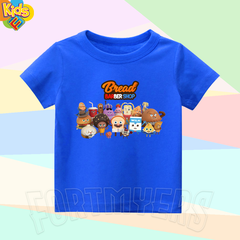 KAOS ANAK KARTUN BREAD BARBERSHOP BAJU ANAK ATASAN ANAK