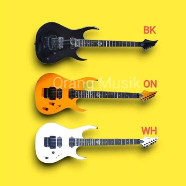 Gitar Elektrik Scorpion SE600 Original Bonus Kabel Jack Senar DLL - Gitar Scorpion SE 600 Tremolo Up