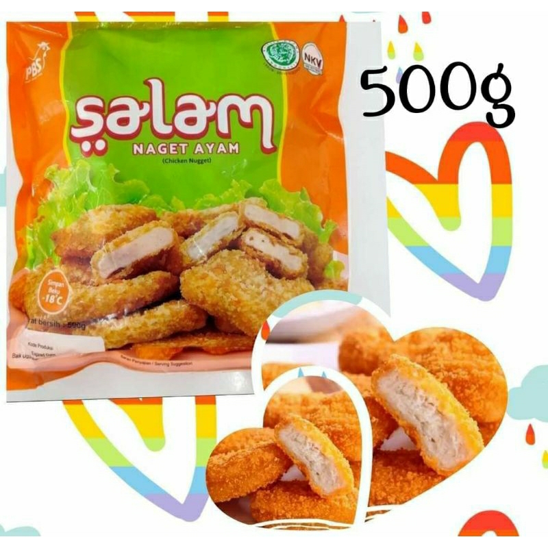 

naget salam 500gram/naget ayam salam 500gram/Nuget ayam