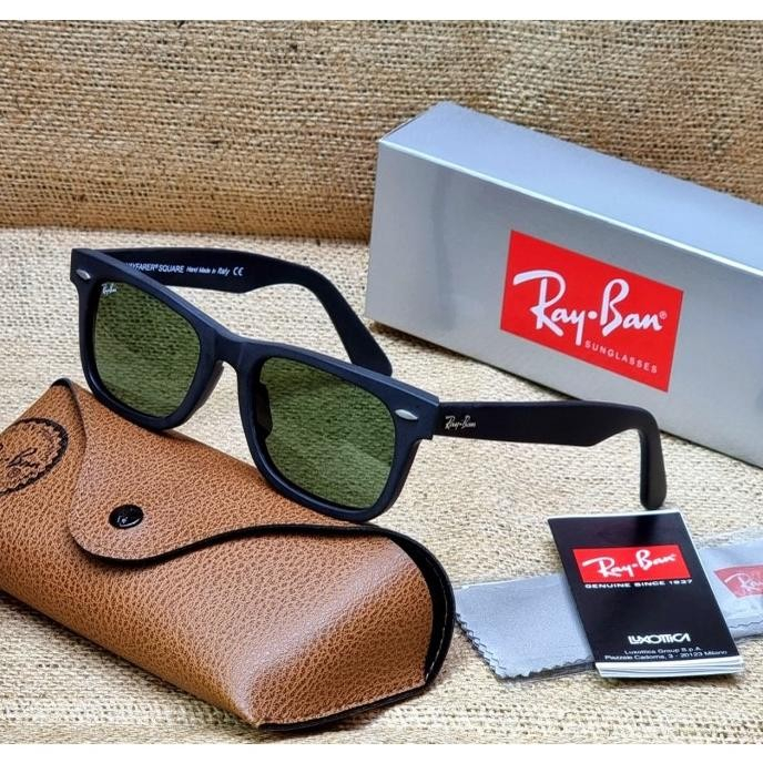 Kacamata  Rayban Wayfarer Rb2151 Square Size 52 - Hitam Doff