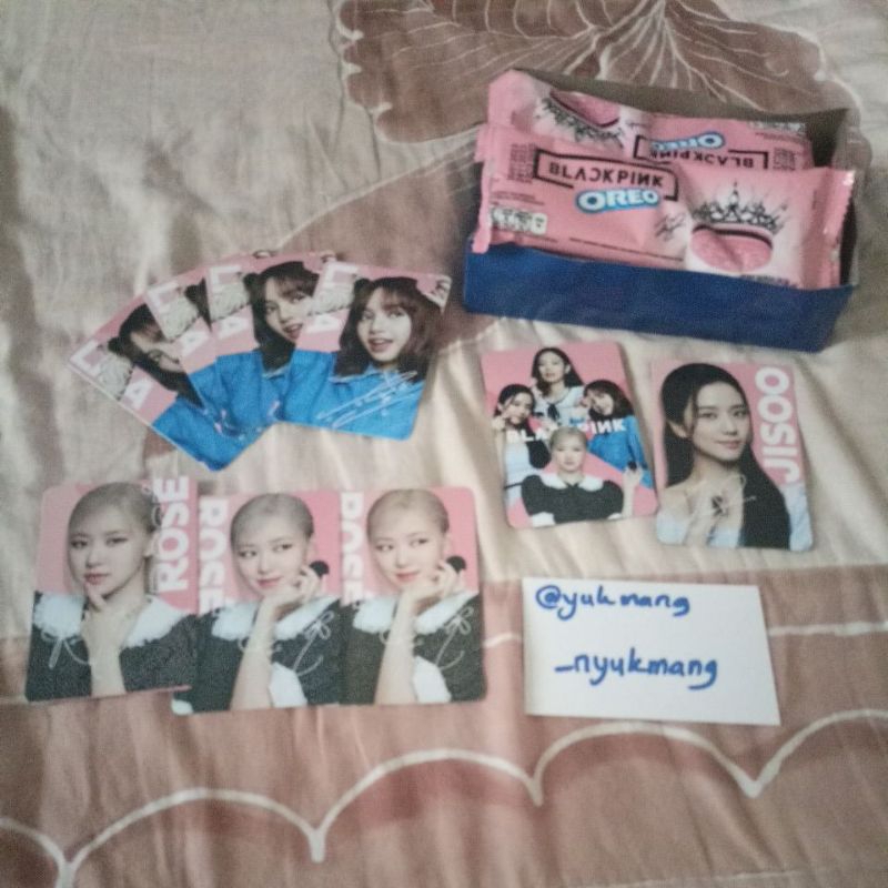 Oreo Blackpink Photocard