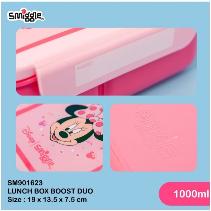 Kotak Makan SMIGGLE DISNEY Mickey Minie Lunch Box