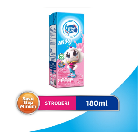 

Frisian Flag Milky UHT Strawberry 180ml