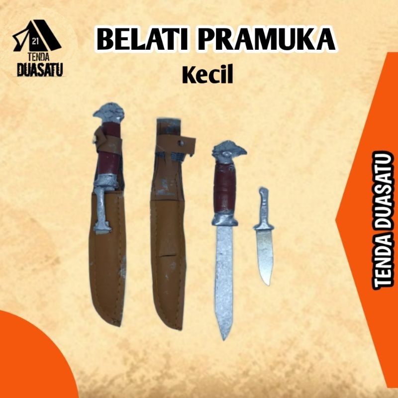 Belati Pramuka/Pisau Belati Pramuka kecil bijian