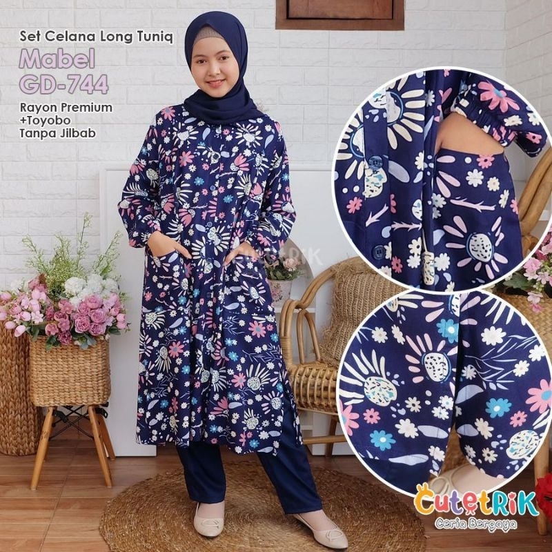 Setelan celana anak cutetrik / setelan mabel cutetrik