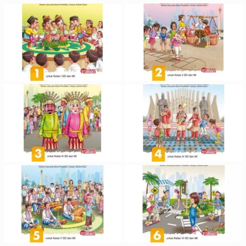 Aku Cinta Lingkungan dan Budaya Jakarta PLBJ Media Pena Kelas 1-6_winona books