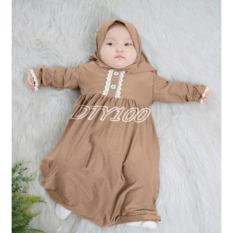 DTY100 Baju bayi perempuan newborn IQLiMa 0-6 bulan 6-12 bulan 12-18 bulan