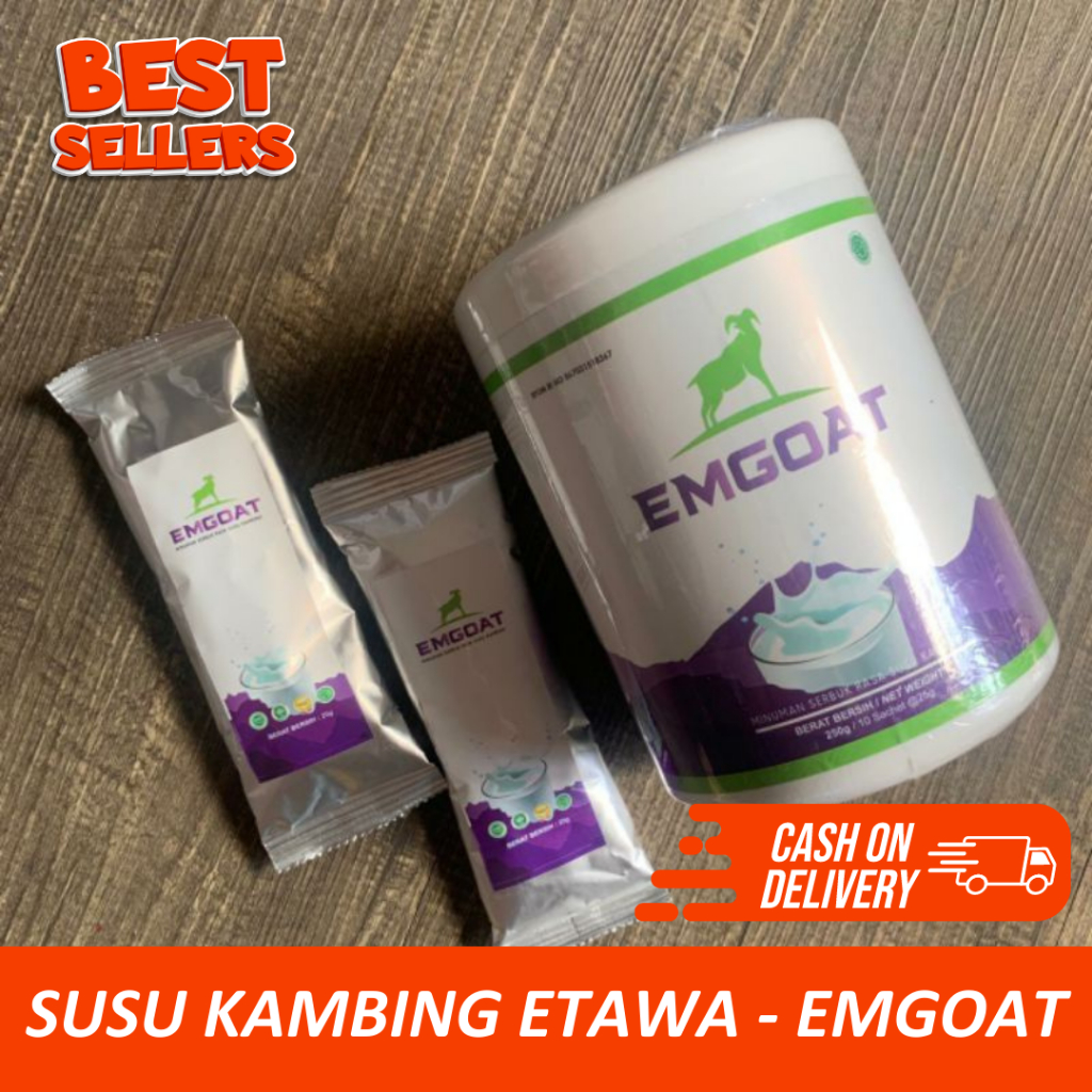 SUPLEMEN KESEHATAN - MENJAGA DAYA TAHAN TUBUH - ORIGNAL - 1 POT ISI 10 SACHET - EMGOAT