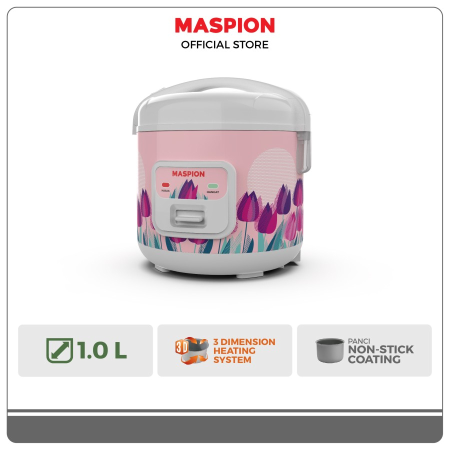 MASPION Magic Com 1 Liter Rice Cooker - MRJ 1003