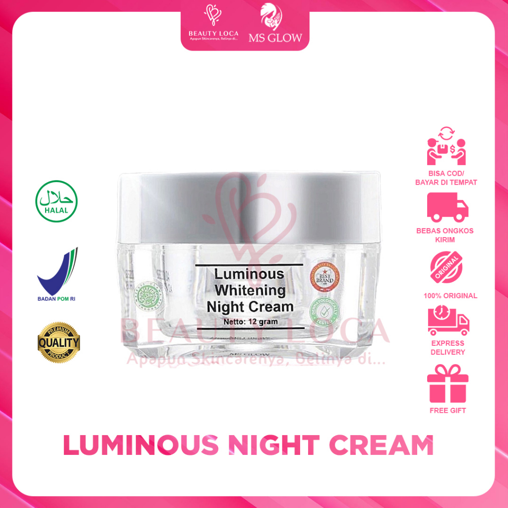 Beauty Loca - MS Glow Night Cream Luminous