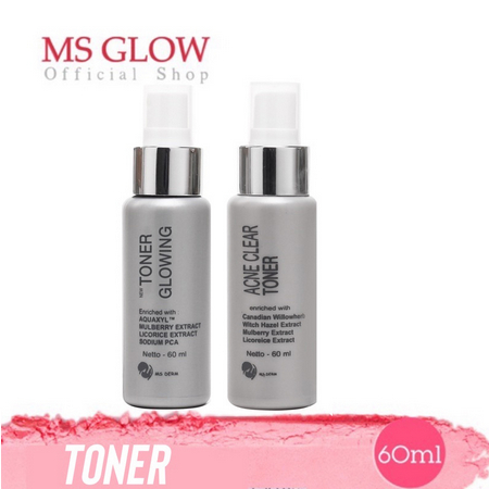 Ms Glow Toner Glowing Toner Acne Original Exp Terbaru