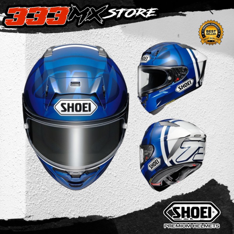 HELM SHOEI X15 ALEX MARQUEZ 73 V2 X-FIFTEEN HELM MOTOR SHOEI X15 ORI