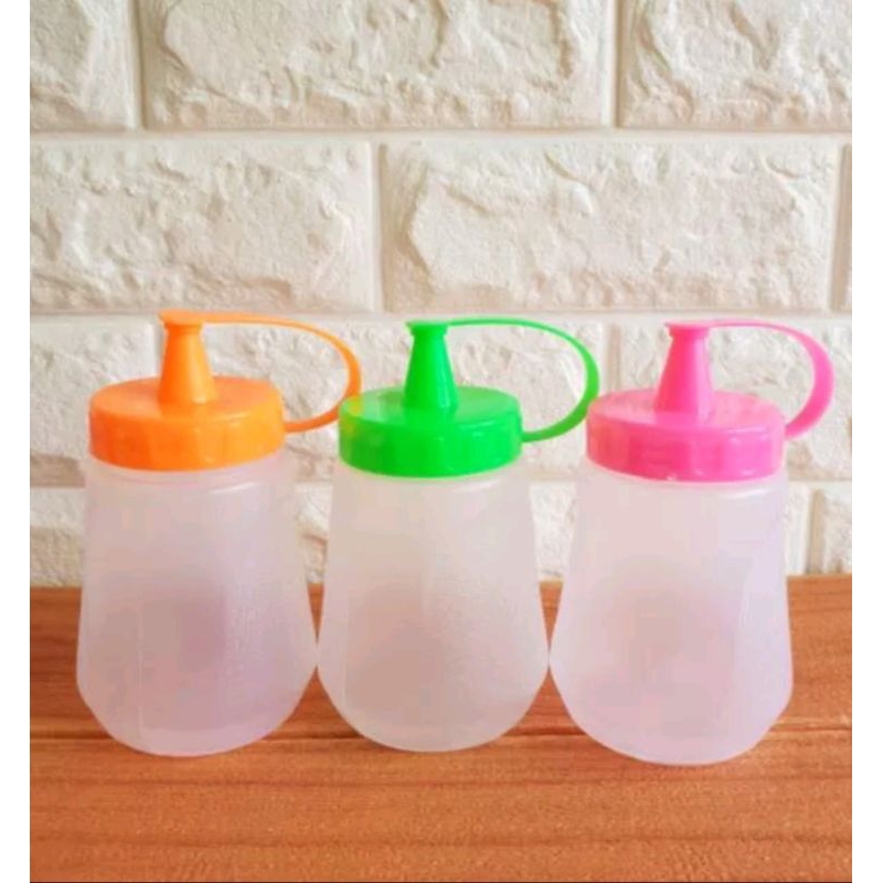Botol kecap / botol saos kecil