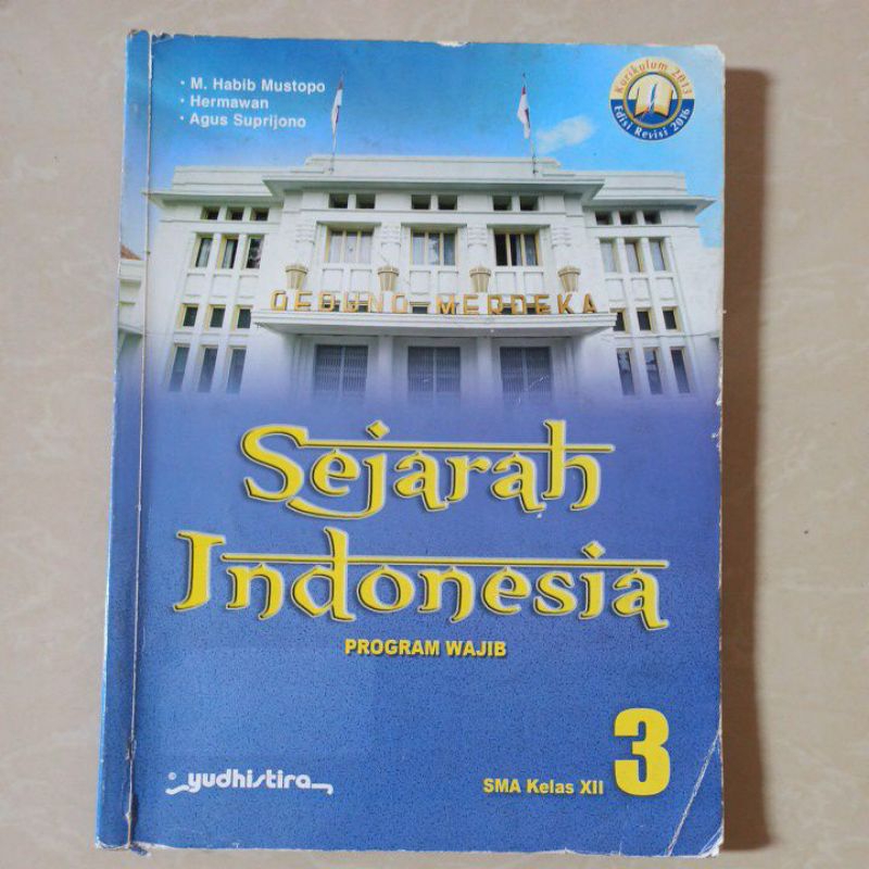 Buku Sejarah Indonesia kls 3 Yudhistira
