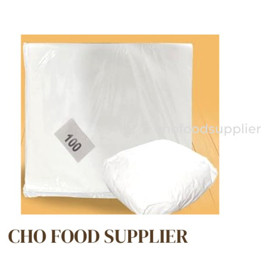 

KERTAS NASI 25X27 PUTIH /BUNGKUS KERTAS NASI KFC/BURGER /ANTI LENGKET ISI 100 LEMBAR