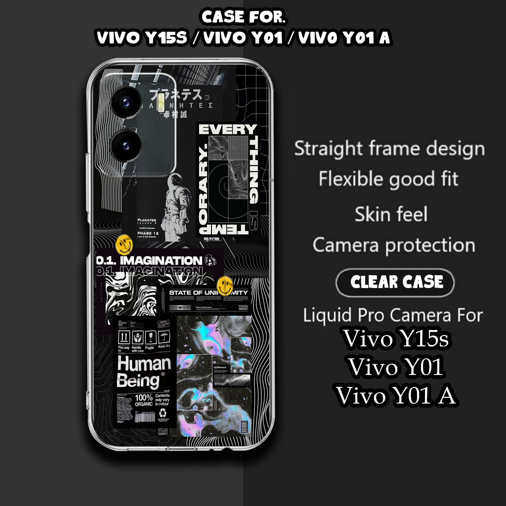 CASE VIVO Y15S / VIVO Y01 / VIVO Y01A MOTIF [ART] TERLARIS CASING VIVO Y15S / Y01 / Y01A TERBARU CLE