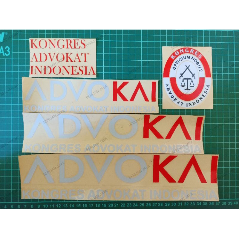 Stiker KAI Kongres Advokat Indonesia