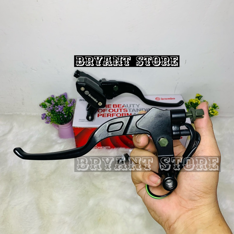 MASTER REM BRMBO ASSY MODEL S1 14MM TABUNG OVAL KOTAK KACA 1 SET KANAN KIRI MASTER HANDLE HANDLEBAR KOPLING SEMUA ALL MOTOR UNIVERSAL