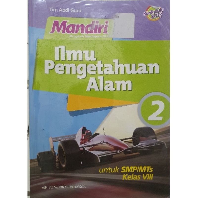 Buku mandiri IPA kelas 8 erlangga kur 2013