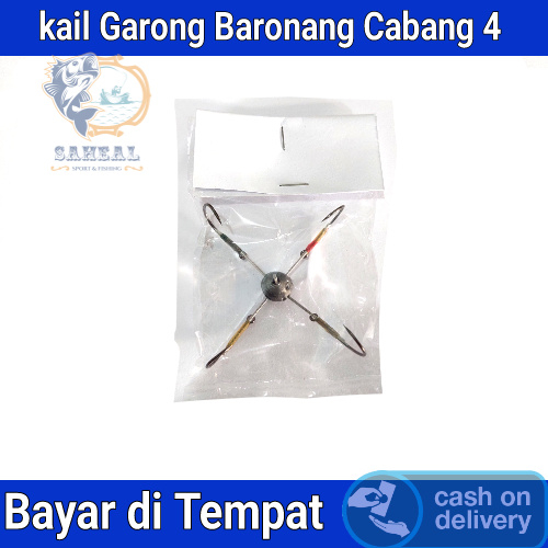 Kail Pancing Garong Cabang 4 dan Cabang 6 Model Kembang