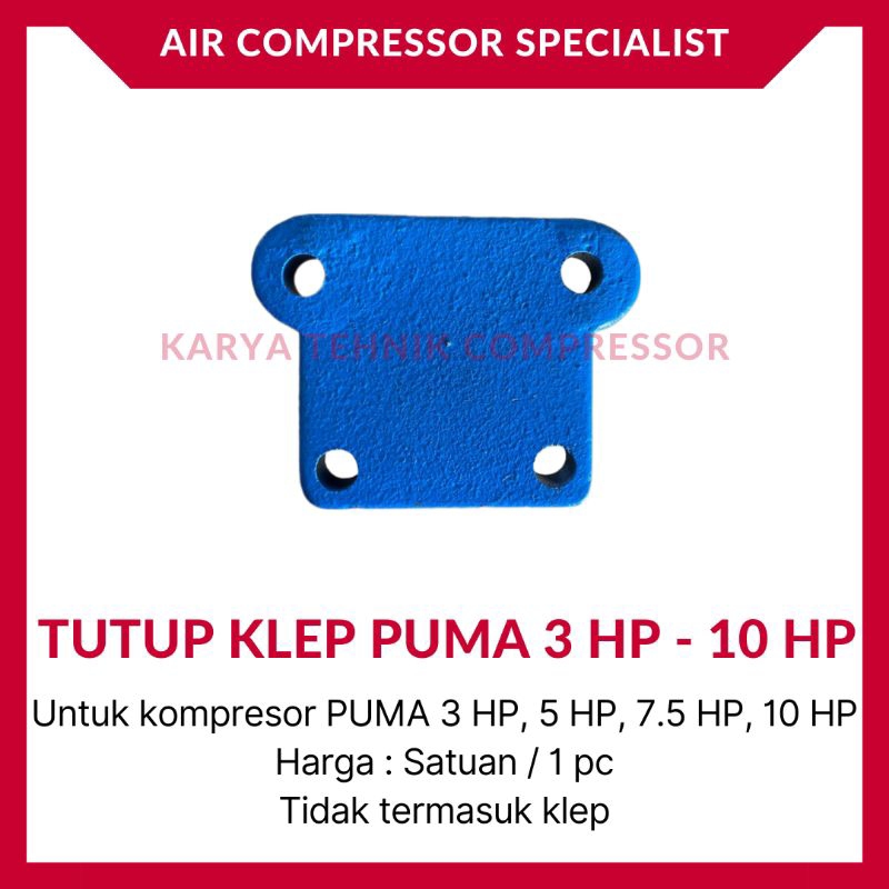 Tutup Klep Exhaust Kompresor Udara PUMA 3 HP 5 HP 7.5 HP 10 HP