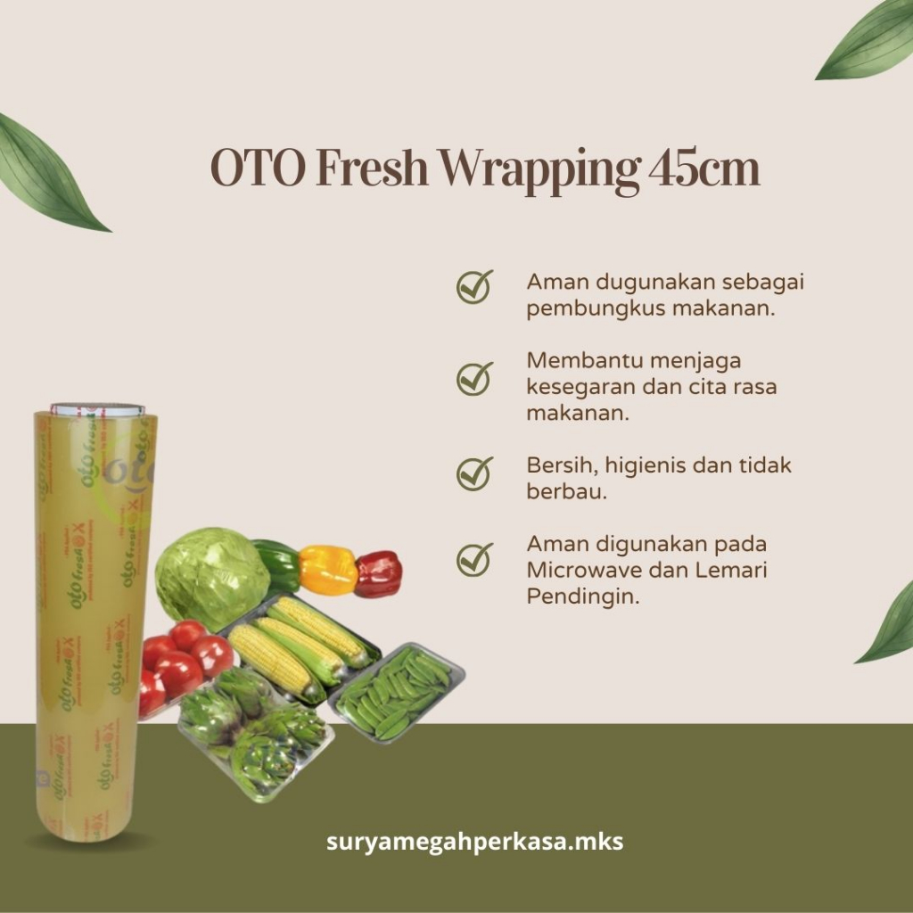 OTO Fresh Wrapping 45 cm Plastik Pembungkus Makanan