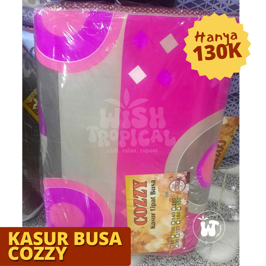 Kasur Lipat Busa COZZY / Kasur Lipat Busa MURAH / Kasur Lipat Lantai Busa