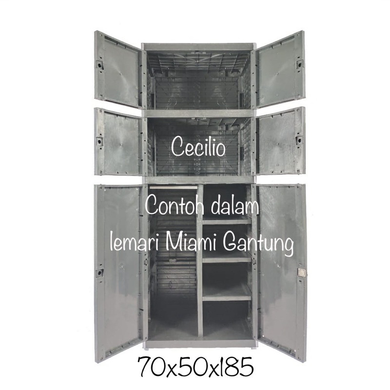 [NAIBA] MsC NAIBA Fit Gantung Kaca Jumbo Ebony