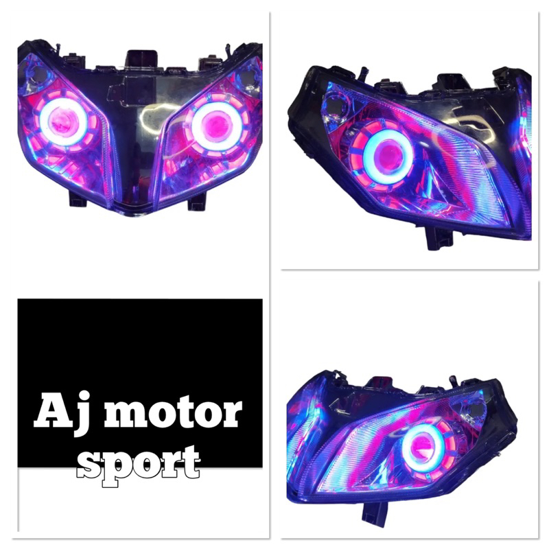 Reflektor lampu depan vario 110 techno projie