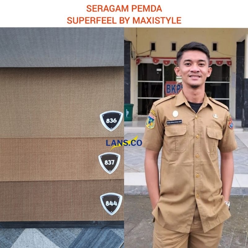 Setelan Seragam Pemda Kain Seragam Pemda Kain Seragam Khaki Kain Superfeel By Maxistyle Textile