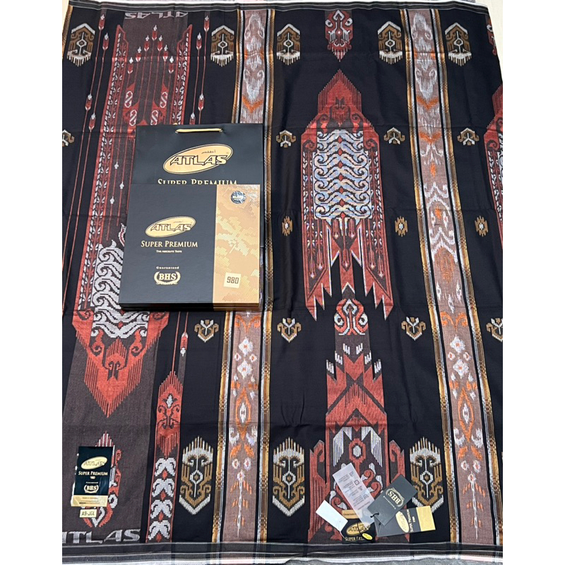 Sarung Atlas Super Premium Black series 980