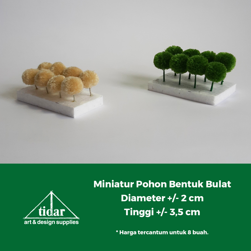 

[MR] MH - Miniatur Maket Pohon Bulat #4
