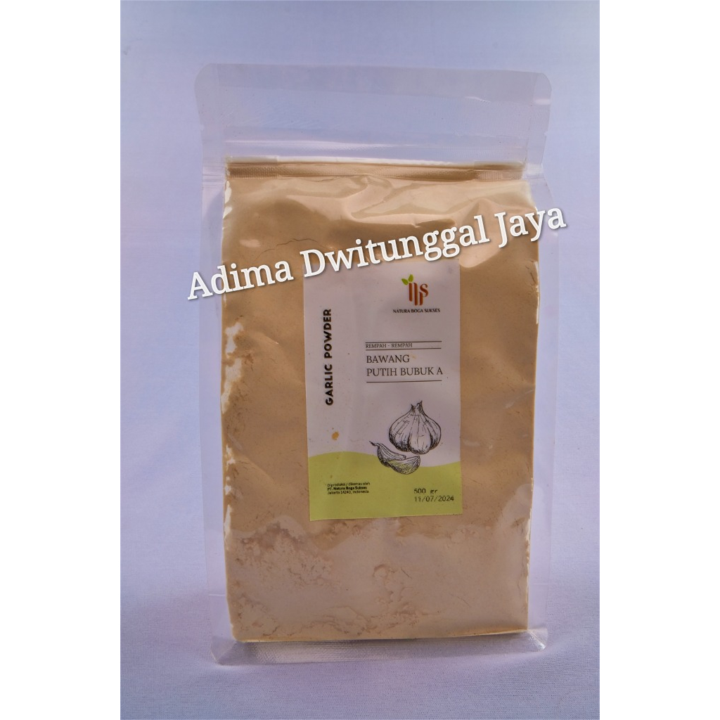 

Natura Boga Sukses Garlic Powder / Bawang Putih Bubuk 500gr