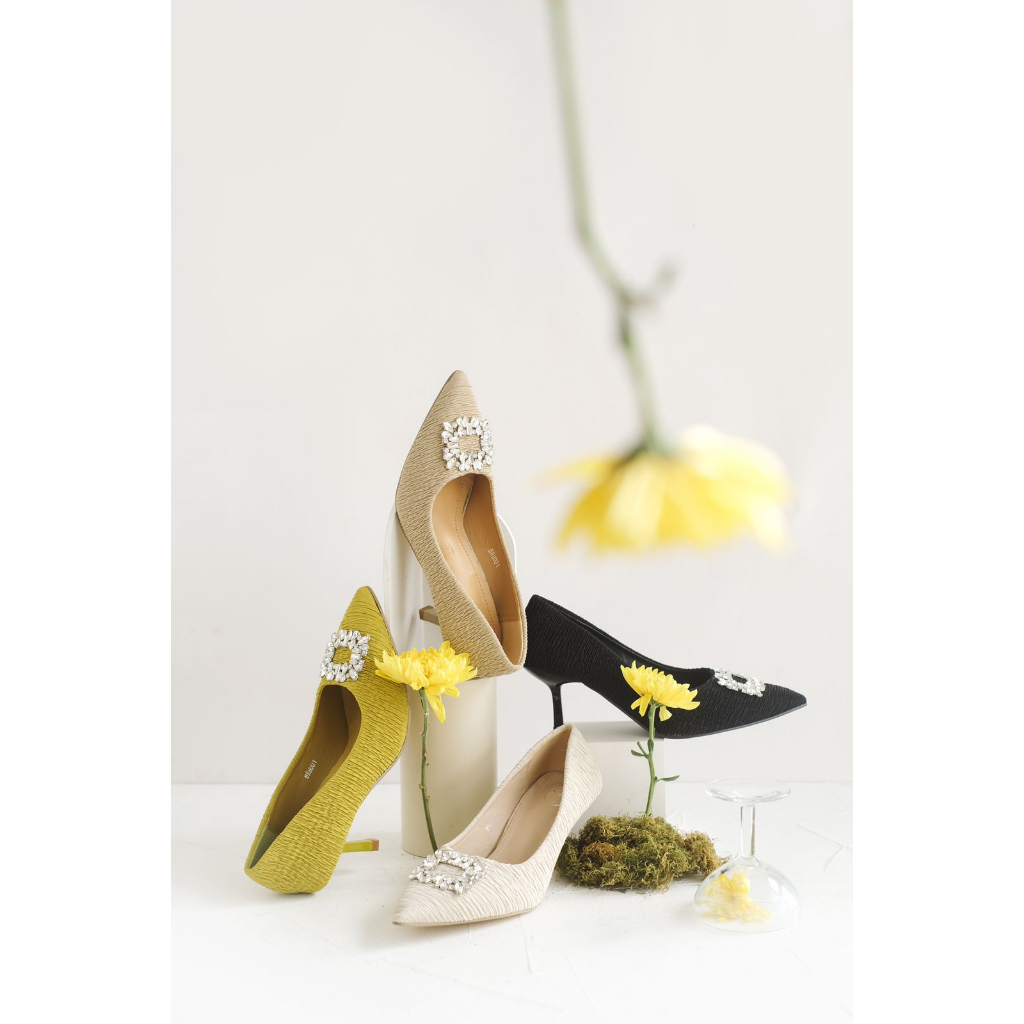 Berlynn Alyssa Heels - Heels wanita - Heels pesta Acara wisuda Brtihday - Heels 6cm