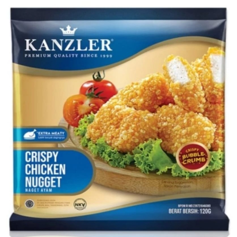 

Kanzler Crispy Bubble Chicken Nugget 120gr