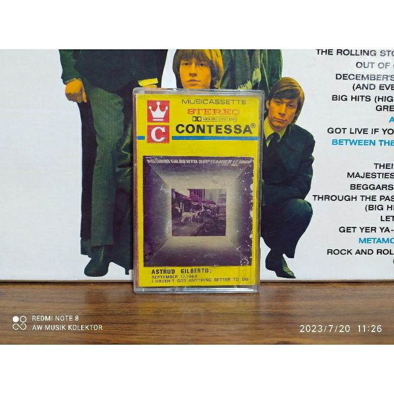 Kaset Pita : ASTRUD GILBERTO : SEPTEMBER 17, 1969 I HAVEN'T GOT ANYTHING BETTER TO DO (foto cover be