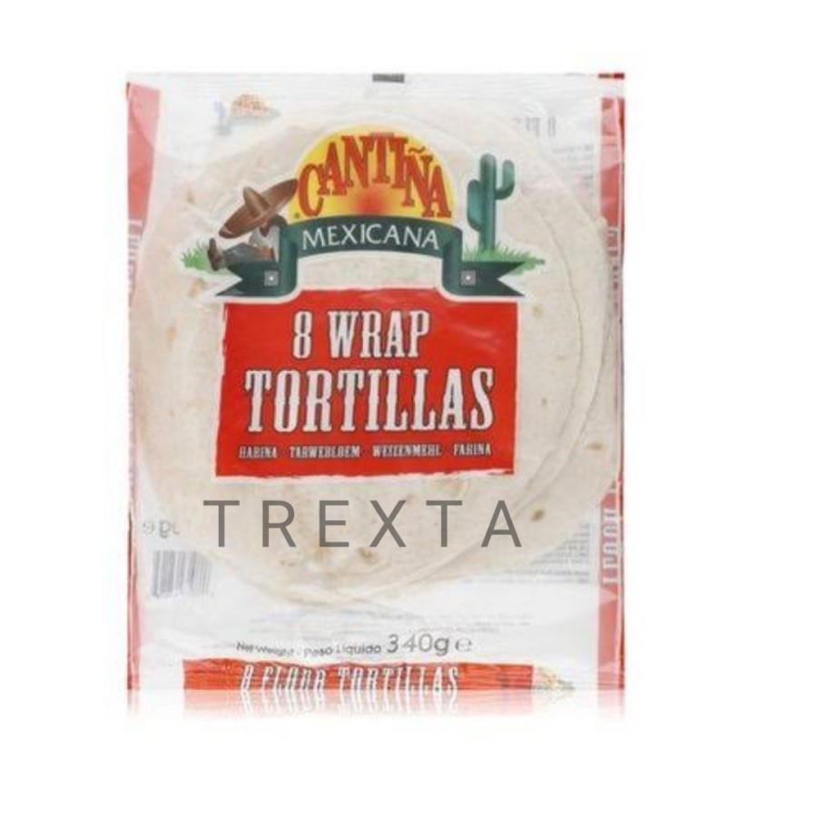 

Cantina Mexicana 8 Wrap Tortillas 340 Gram