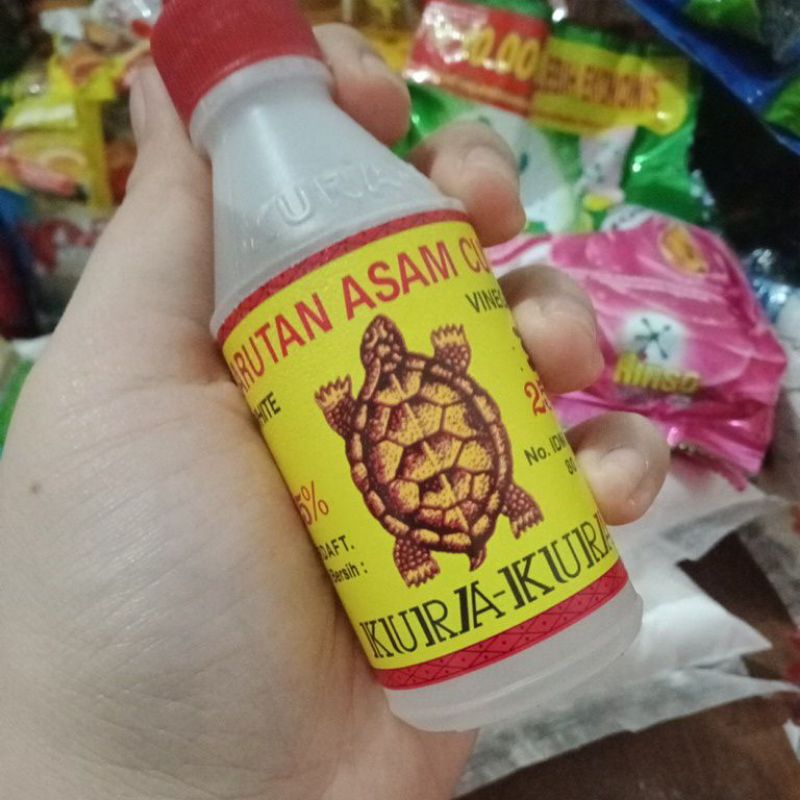 Larutan asam cuka cap kura kura 80ml